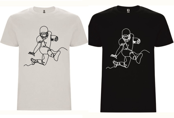 Footballer Silhouette Shirt